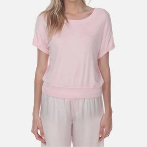 PJ HARLOW PJ BLUSH PINK MAC RIB KNIT